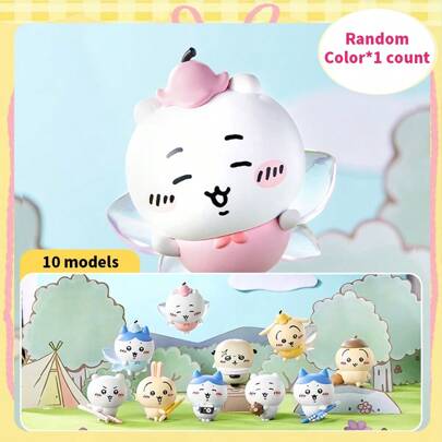 Chiikawa Series Happy Partners Blind Box Figurines - Collectible Miniature Toys With Surprise Characters!