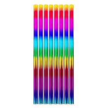 8 matite colorate, singola linea a quattro colori, penna arcobaleno a colori multipli, colori sfumati, sette colori misti, per disegno di bambini e ragazzi