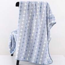 1 Oversized Bath Towel, Suitable For Women, Super Soft, Super Absorbent Quick Drying Coral Fleece Bath Towel - Multicolor - View 9