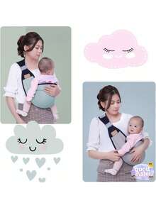 This Is A Simple, Dual-Purpose, Breathable And Multi-Functional Magic Tool For Carrying Babies Out. It Is A Horizontal Front-Holding Device For Newborns