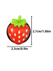 1件装汽车出风口装饰可爱草莓汽车空调装饰