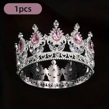 1 buc Coroană elegantă pentru tort în stil prințesă, decor pentru petrecerea de aniversare, decor pentru copt - Multicolor - Vizualizare 9