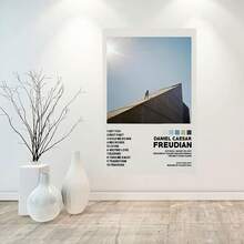 Framed   Room Decor - Daniel Caesar Freudian Album  Canvas Poster - Modern Wall Art Decor - Es Music Album Cover Print - For Music Lovers & Art Enthusiasts - Perfect Gift For Music Fans & Home Decor - Framed - View 2