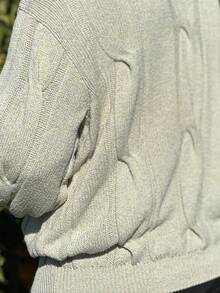 كنزة صوفية كاجوال جديدة بياقة طاقم وأكمام طويلة للرجال، ملابس خريف/شتاء للرجال، ملابس كاجوال رسمية للرجال