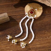 1pc Fashionable Luxury Sparkling Bohemian Iron Alloy Brooch, Suitable For Year-Round Wear - Large Brooch - View 10