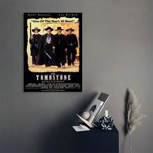 Framed Tombstone - Movie Poster (Regular Style - Black),Wall Art Picture Paintings For Living Room Bedroom - Framed - View 5