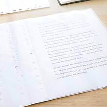 Protectores Para Hojas Tamaño Carta, Plástico Translúcido, Costilla Reforzada, 11 Perforaciones, Para Archivar Documentos, Alta Capacidad, Impermeable, Material Suave, Alta Calidad y Durabilidad - transparente - Ver 3