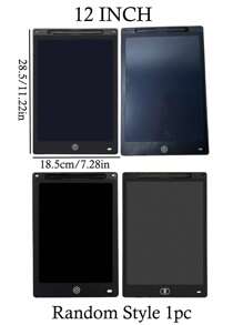 1 pieza Tableta de dibujo y escritura LCD de 6.5/12 pulgadas, regalo divertido para garabatear, hacer bocetos y escribir, juguete de rompecabezas, puede mejorar la atención y la creatividad (algunas partes se envían al azar), de vuelta a la escuela