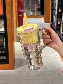 The New Summer Giant Water Cup Features A High Level Of Appearance, Is Simple And Fresh, And Has A Large Capacity. It Is Portable And Comes With A 1PC Tea Water Separator - Multicolor - View 12