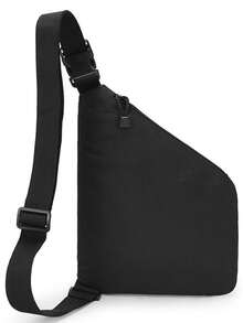 Fanny Pack Sling Chest Bag Waterproof Bag For Outdoor Hiking Camping Black Bag Travel Essentials Holiday Essentials Bag For Men Fanny Pack Bags Men Summer Back To School The Sporty Life Summer Bag Springbreak Vacation Bag Pack Belt Bag Waist Bag School Supplies - Multicolor - View 8