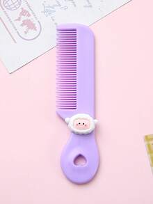 4pcs/1pc 儿童卡通糖果色卡通动物迷你梳子，便携便捷的糖果色小梳子，适合儿童理发和护理，是送给孩子礼物的理想选择 - 彩色 - 查看 20