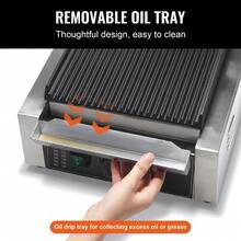 Commercial Panini Press Grill Electric Sandwich Maker Grill 9x9- - 1 - View 5