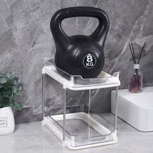 2 Tier Kitchen Storage Rack Acrylic Spice Rack Seasoning Bottle Storage Drawer With Divider Spice Organizer Kitchen Organizer - White - View 8