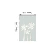 1pc Boho Beach Theme Wall Art, Summer Palm Tree Print Canvas Painting, Coastal Scenery Poster, Tropical Decor, Suitable For Bar Cart, Living Room, Bedroom, Gift For Her, Frameless Or Framed Options - Multicolor - View 10