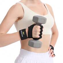 1 par de luvas antiderrapantes para ginástica, luvas para levantamento de peso, adequadas para treino, condicionamento físico, treinamento de força