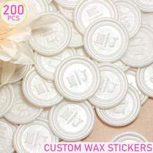200 Pcs Wax Seals Stickers, Custom Logo Wax Stickers, Handmade Wax Seal Stickers For Wedding Invitation, Self-Adhesive Envelope Wax Stickers-Bronze,Back To School,School Supplies,Multi-Functional,Ornamental,Reusable,Modern,Colorful,Cute,Vintage,Cartoon,Kawaii,Custom,Personalized,Unique,Customized,Workers,Clients,Students,For Business/Work/Office,For School,School Supplies,Back To School,For Office,For School,For Classroom,For Teacher Gifts,For University,For Colleague,For Dorm Rooms,For Teacher,For Boys And Girls,For Teenagers,Junior High School Students,Middle School Students,High School Senior High School Students,College Students,University Students,Freshman,Sophomore,Underclassmen