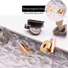 2/4 对金属磁扣 - 黑色、金色、银色和铜色 - 耐用不锈钢，非常适合袋子、盒子、窗帘等，磁扣 | 装饰性磁扣 | 不锈钢纽扣 - 彩色 - 查看 7