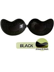 زوج من حمالات الصدر اللاصقة بتصميم كأس المانجو، حمالات صدر آمنة وخفيفة دون رؤية العروة، لتصميم مثير للملابس الرسمية والحفلات والمناسبات ومناسبة للاستخدام اليومي والرياضة وحفلات الشاطىء - الأسود - مشاهدة 6