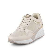 WEIDE Zapatillas Deportivas Cómodas Para Mujer, Diseño Casual y Transpirable - Beis - Ver 4