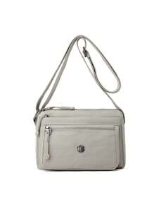 Crossbody Handbags For Women With Multi Pocket Shoulder Bag Nylon Travel Purse