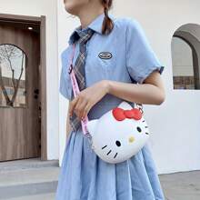 Sanrio 1 Stück offizieller Sanrio Hello Kitty süße Umhängetasche, Schulmaterial, Rückkehr zur Schule