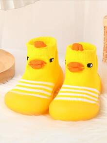 1Pair Baby Walking Socks Shoes Toddler Soft Rubber Sole Non-Skid Indoor Floor Slipper Infant Boys Girls First Walking Trainers Shoe - Multicolor - View 8