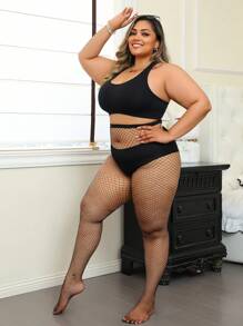 Collant curvi per donne, pantaloni aderenti ad alta elasticità, calze a rete traforata, collant sottili e sexy, calze velate nere nello stile Y2K, fascinosi, versatili, adatti per l'uso quotidiano in primavera ed estate