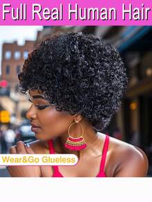 Peluca de cabello humano rojo con bob corto yrecto, pelucas de cabello humano 99J color borgoña con cierre frontal de encaje transparente 13x4 para mujeres - 6 pulgadas - Ver 4