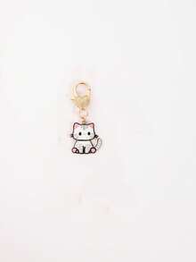 1pc Cat Keychain Pet Key Ring Animal Key Chains Souvenir Gifts For Women Men Cay Keys DIY Handmade Jewelry