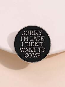 1 Peça Alfinete de Lapela Esmaltado Criativo e Engraçado com Texto Geométrico, Broches Personalizados de Ícones de Desenhos Animados, Divertido "Comemorativo do Meu Peido" Medalha, Distintivo, Acessórios, Chapéus, Mochilas, Acessórios Decorativos, Joias para Mulheres e Melhores Amigas, Acessórios de Vestir, Enfeite para Bolsas, Acessórios Escolares e de Escritório, Camisas, Jaquetas, Roupas de Natal e Halloween, Presentes Fofos para Professores, Acessórios de Fantasia, Enfeites para Bolsas