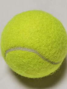 1/3/6 Pcs Of Bright Yellow-Green Tennis Balls With White Stripes, Sport Equipment With Suede Texture, Professional Training Use, Durable Design