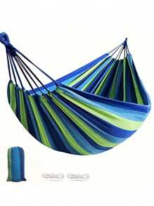 Portable Hanging Hammock Indoor Home Bedroom Hammock Lazy Chair Outdoor Travel Camping Swing Chair Thick Canvas Bed Hammocks