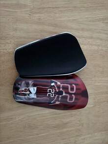 1 Pair 16x10cm Detachable Soccer Shin Guards With PBT Outer Layer And EVA Inner Lining, Impact Resistant - Red - View 5