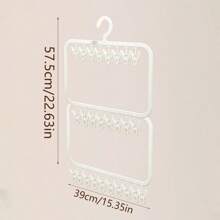 1pc Multi-Functional High Capacity Wardrobe Organizer Rack For Lingerie, Socks, Hats Storage And Drying
