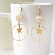 10 piezas/50 piezas/100 piezas/150 piezas/200 piezas Cuentas de madera naturales, cuentas espaciadoras de madera retorcidas redondas para manualidades de joyería DIY, accesorios de artesanía - Multicolor - Ver 4