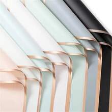 20 张花卉包装纸、防水花束包装纸、礼品包装纸、礼品用品、情人节、母亲节装饰、派对装饰、花店用品、婚礼、生日礼物包装、花束包装纸 - 彩色 - 查看 11