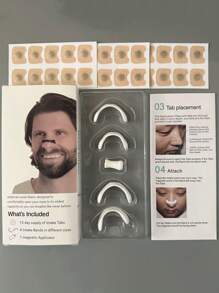 Kit anti-ronflement : 15 paires de pinces anti-ronflement pour le nez, 4 dilatateurs nasaux confortables - Augmente l'apport en oxygène, réduit les ronflements, améliore la qualité du sommeil - Pinces nasales résistantes à la transpiration et amicales pour la peau - Solution puissante contre les ronflements
