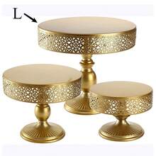 1 chiếc giá đựng bánh màu vàng, giá trưng bày tráng miệng bằng kim loại, giá trang trí bàn tiệc cưới, khay bánh sinh nhật, giá đựng trà chiều, bàn tiệc buffet - Nhiều màu - Xem 11