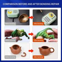 1/2pcs Super Glue, Strong 401 Adhesive, All-Purpose Fast Drying Glue For Plastic, Metal, Ceramic, Glass, Acrylic, Wood, Handcraft, High Temperature Resistant, Shoe Repair, Multi-Functional - Multicolor - View 4