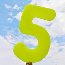 1 quả bóng bay số 0-9 huỳnh quang, kích thước 40 inch (khoảng 101,6 cm), màu vàng neon, thích hợp cho tiệc sinh nhật, lễ tốt nghiệp, đám cưới, kỷ niệm, Giáng sinh, trang trí năm mới, trang trí tiệc phát sáng, phụ kiện chụp ảnh. - Màu vàng - Xem 4