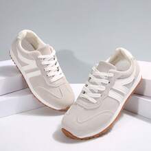 Fashionable Women's Sneakers With Breathable Lining And Durable Non-Slip Sole - Grey - View 6