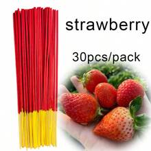 10,04 cala (25,5 cm) ręcznie robione kwiatowe kadzidełka w stylu vintage z bambusa, 12 zapachów popularnych wśród kobiet, czyste z niewielką ilością proszku, odpowiednie do domu, hotelu, studia jogi, długotrwały zapach i oczyszczanie powietrza, 30 sztuk/opakowanie