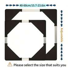 4-Wheeled Stainless Steel Appliance Cart - Adjustable Movable Caster Base, Suitable For Refrigerator, Washing Machine And Dryer - Space-Saving Kitchen Storage Rack, Refrigerator, Movable Stand - Multicolor - View 14