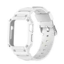 1pc Glacier Integrated Full Coverage Protective Band Compatible With Apple Watch, 42mm 46mm 38mm 40mm 41mm 44mm 45mm, Breathable TPU Sports Strap For Apple Watch Series 10/9/8/7/6/5/4, Suitable For Summer, Unisex - Multicolor - View 16