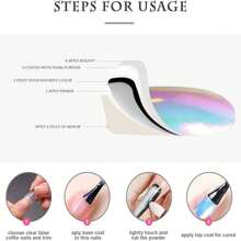 Weiße Perlmutt-Chrom-Nagelpulver, spiegelnder Effekt Aurora Magic Perle Nail Jewelry Glitzer Pulver, holografisch Meerjungfrau Perlmutt Neon Eisige Aurora Nagelpulver, DIY Nail Art Dekoration