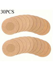 10/30/50/100Pcs Cloth Nipple Cover Teat Hide Women Nipple Pasties Piece Breast Petals Invisible Bra Padding Chest Sticker Patch Covers - Multicolor - View 17