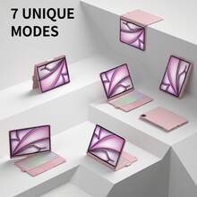 kolude For IPad 10th & 11th (A16) Generation Case With Keyboard,IPad Air 11 Keyboard(M3/M2), Keyboard For IPad Pro 11 (4th/3rd/2nd/1st) & IPad Air 5/4th, Trackpad,360°Swivel, Backlit - For Ipad 10th/11/10.9inch - View 8