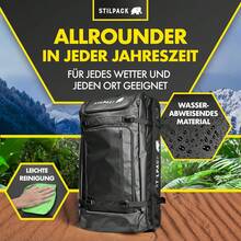 Stilpack Wheeled Travel Bag, olive green, 120 l, Trolley - Schwarz - Übersicht 8