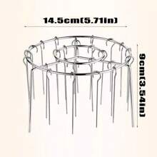 1 Set aus Edelstahl Grill + Barbecue Grill, Barbecue Set, Heißluftfritteuse, Ofen, Grill, Barbecue Grill, Küchenutensilien, Kochen, geeignet für Fleisch, Fisch, Gemüse, Obst, Feiertagsfeste, Party Geschenke, wiederverwendbare Edelstahl Barbecue Spieße und Grill