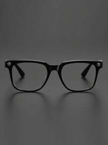 CHARMLIBRARY 2025 New Arrival Fashion Acetate Optical Glasses Frame, Luxury Black Eyeglasses For Men & Women Prescription, Stylish Business Eyewear, Wear-With-Anything Glasses Frame
